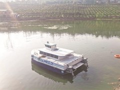 萬州：純電能驅動無人駕駛清漂船“正式