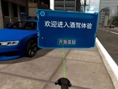 戴VR眼鏡體驗醉駕，“全國交通安全日”